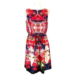 Liz Claiborne floral dress size 12 sleeveless